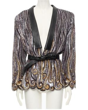 Valentino Long-Sleeved Jacket - Black