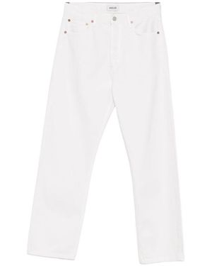 Agolde 90's Straight-Leg Jeans - White