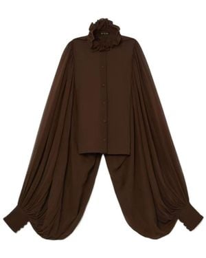 Loro Piana Brace Blouse - Brown