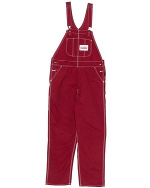 Napapijri Contrast-Stitching Jumpsuit - Red
