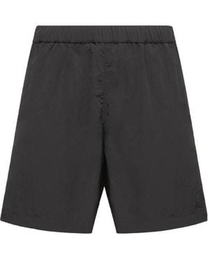 Moncler Elastic Waist Swim Shorts - Grey