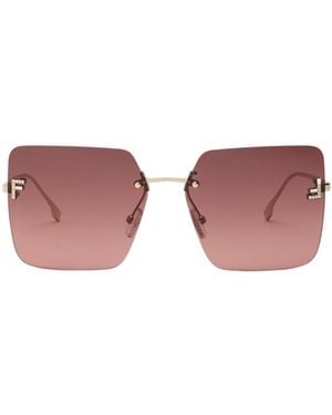 Fendi Square-Shaped Sunglasses - Pink