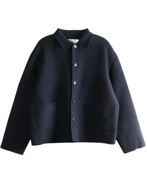 Extreme Cashmere Maker Button-Up Coat - Blue
