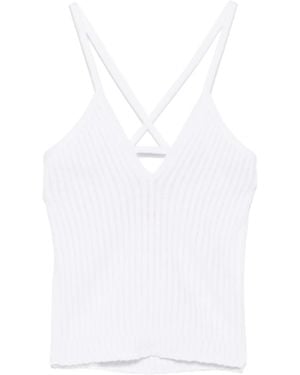 Iceberg Ribbed Cross-Body Sling - White