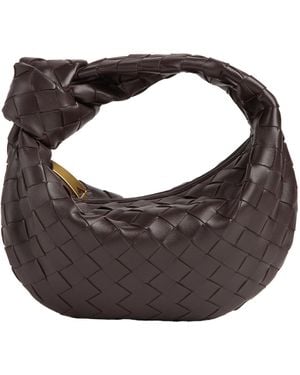 Bottega Veneta Mini Woven Handbag - Brown