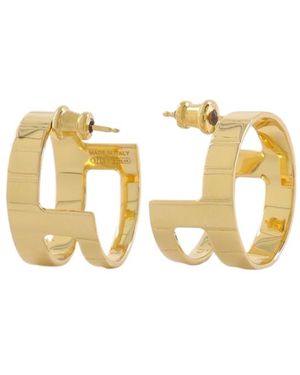 Ivi Slot-Plated Earrings - Metallic