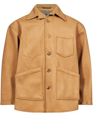 Comme des Garçons Long-Sleeve Casual Jacket - Natural