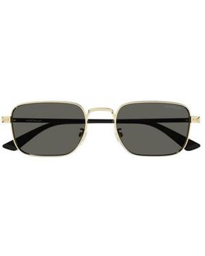 Montblanc Eyewear Rectangular Frame Sunglasses - Multicolour