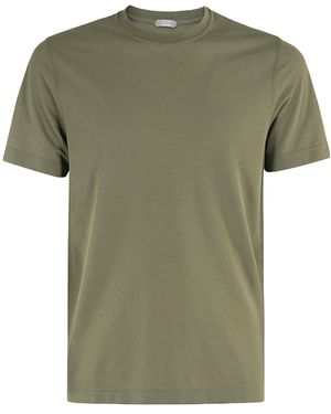 Zanone Short-Sleeved T-Shirt - Green