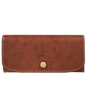 Longchamp Épure Long Continental Wallet - Brown