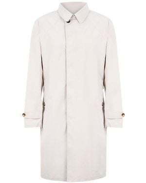 Brunello Cucinelli Long-Sleeved Trench Coat - White