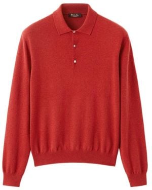 Loro Piana Classic Polo Shirt - Red