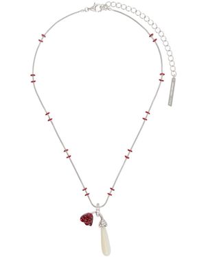 ShuShu/Tong Lobster Buckle Necklace - White