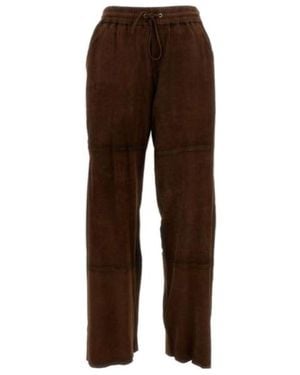 P.A.R.O.S.H. Drawstring Trousers - Brown
