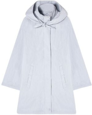 Emporio Armani Oversized Waterproof Jacket - White