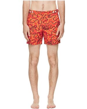 Vivienne Westwood Classic Boxer Swim Trunks - Red