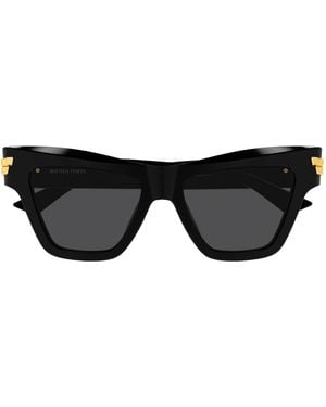 Bottega Veneta Full-Frame Sunglasses - Black