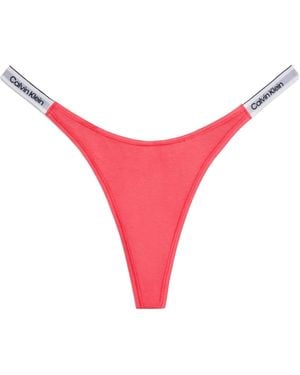 Calvin Klein Minimalist Thong - Pink