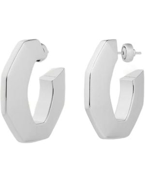 Givenchy Chain Earrings - White