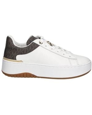 MICHAEL Michael Kors Dottie Platform Sneakers - White