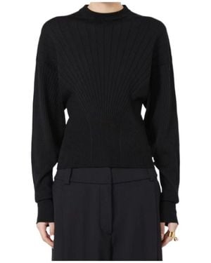 Sportmax Long-Sleeve Knit Top - Black