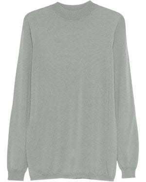 Rick Owens Level Lupetto Crew-Neck Top - Grey