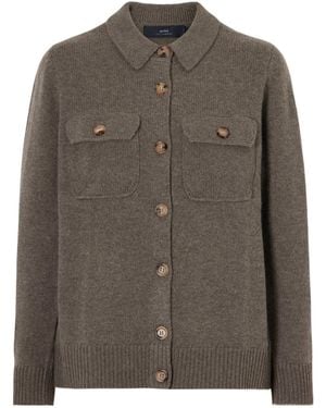 arch4 Cashmere Cardigan - Green