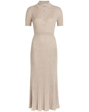 Gabriela Hearst Cashmere-Blend Midi Dress - Natural