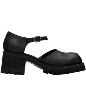 Guidi Soft Horse Mary Jane Loafers - Black