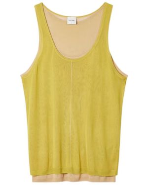 Paul Smith Layered Sleeveless Top - Yellow