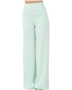 Patrizia Pepe Wide-Leg Trousers - Green