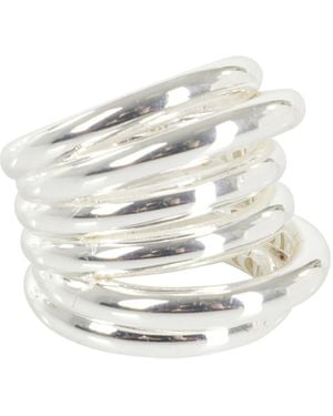 FEDERICA TOSI Ale Metal Ring - White
