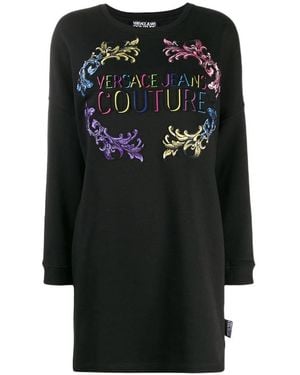 Versace Jeans Couture Logo Dress - Black