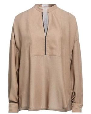 Brunello Cucinelli Long-Sleeved Shirt - Natural