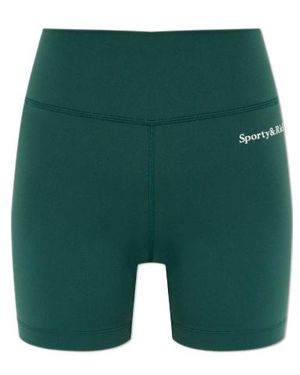 Sporty & Rich High-Rise Shorts - Green