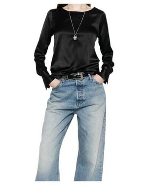 Mazzarelli Crew Neck T-Shirt - Black