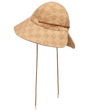 【関税＆送料込み】Fendi Ff Canvas Hat Hat Fabric Brown | Fendi