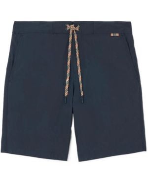 Burberry Knight Nylon Swim Shorts - Blue