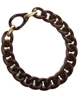 Max Mara Thick Chain Necklace - Metallic