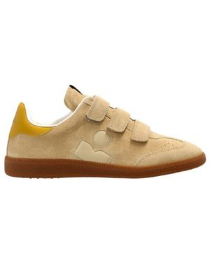Isabel Marant Round Toe Low Top Sneakers - Natural