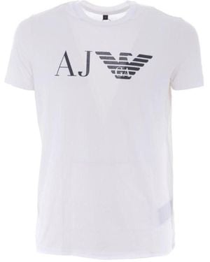 Armani Jeans Short-Sleeved T-Shirt - White