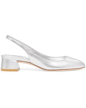 Stuart Weitzman Vivienne 35Mm Court Shoes - White
