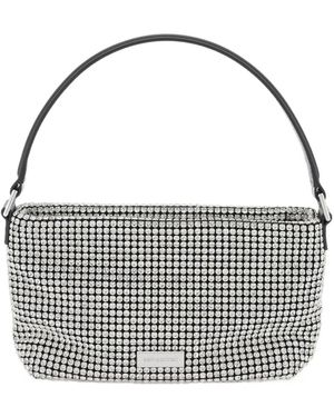 Self-Portrait Small Diamante Embellished Zipped Tote Bag - Multicolour
