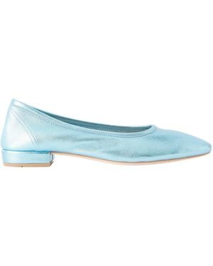 Maryam Nassir Zadeh Leather Ballet Flats - Blue