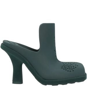 Burberry Simple Rubber Mules - Green