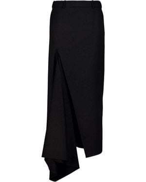 Givenchy Asymmetric Skirt - Black