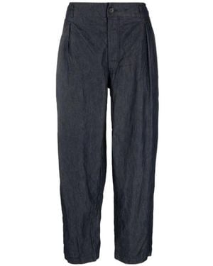 Comme des Garçons Belt Loop Casual Trousers - Blue