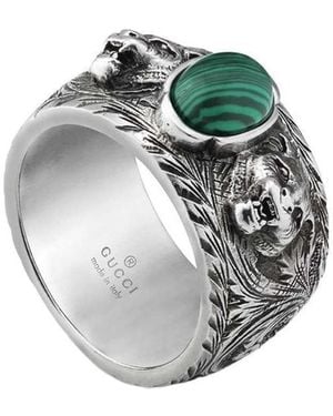 Gucci Logo Ring - Gray