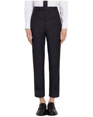 Thom Browne Back-Strap Tailored Trousers - Blue