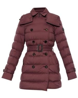 Burberry Long-Sleeved Padded Jacket - Purple